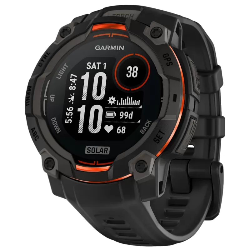 Reloj GPS Garmin Instinct 3 Solar 45mm - Black (01...