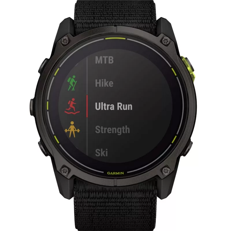 Reloj GPS Garmin Enduro 3 Solar Sapphire 51mm - Carbon Gray DLC Titanium/Black (010-02751-00)