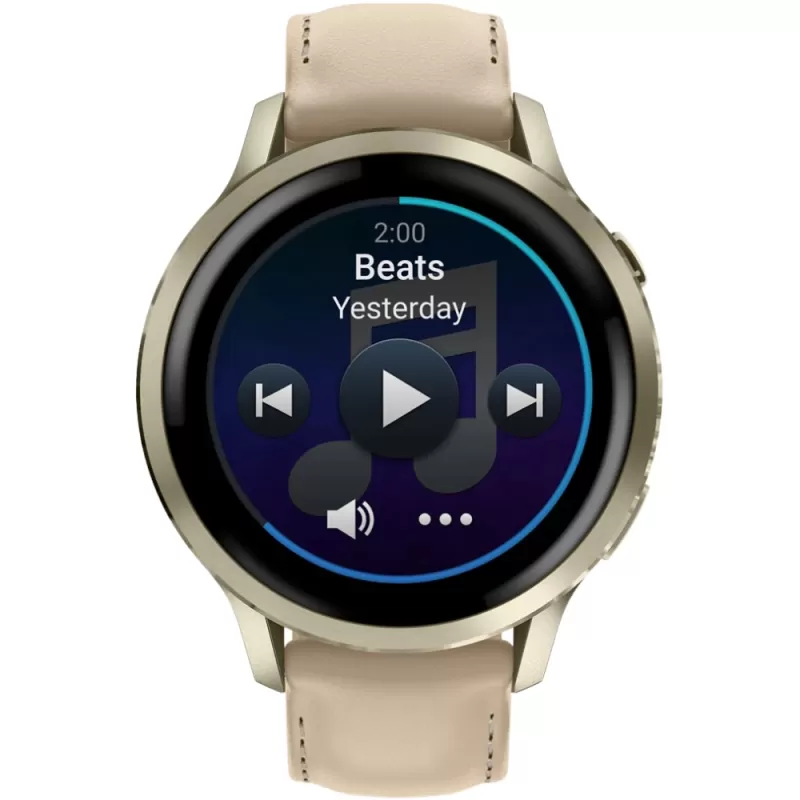 Reloj GPS Garmin Venu 4 41mm Gold/Beige + Silicone Band Bone (010-03013-03)