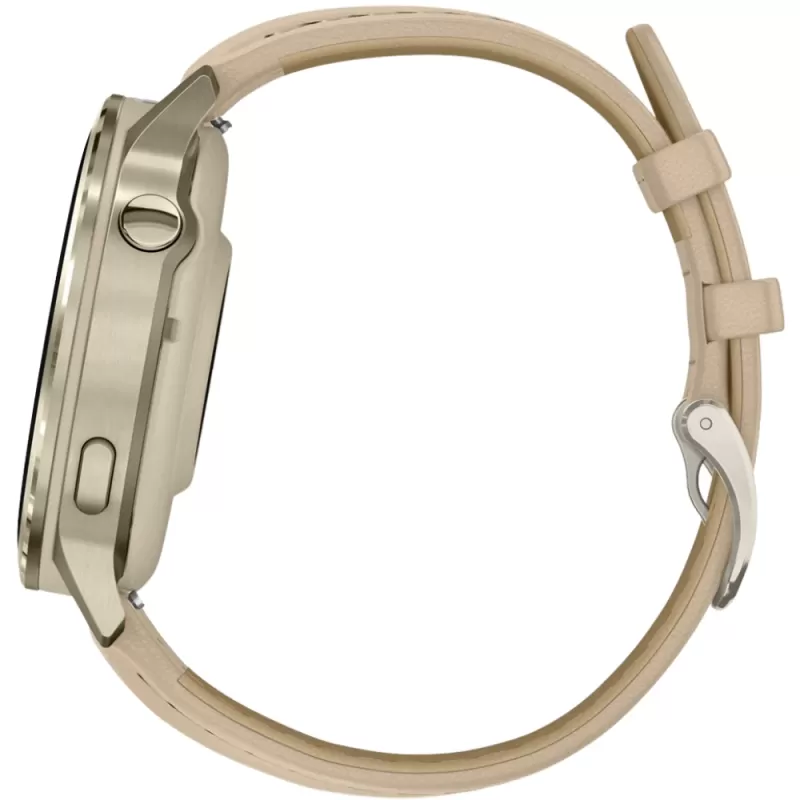 Reloj GPS Garmin Venu 4 41mm Gold/Beige + Silicone Band Bone (010-03013-03)