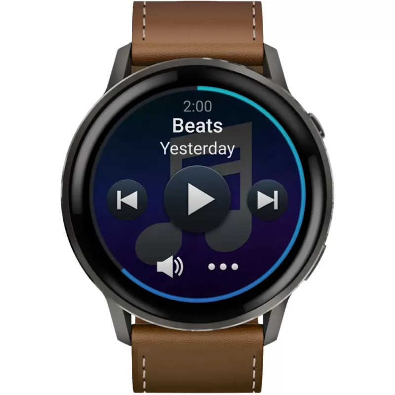 Reloj GPS Garmin Venu 4 41mm Silver/Brown + Silicone Band Black (010-03014-03)