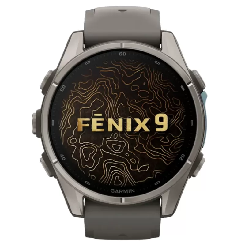 Reloj GPS Garmin Fenix 9 43mm - Titanium/Pebble Gray (010-04761-10)