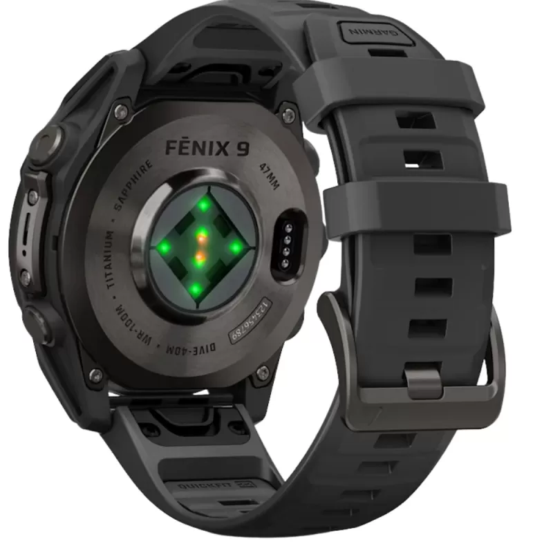 Reloj GPS Garmin Fenix 9 47mm - Carbon Gray/Black (010-04762-10)
