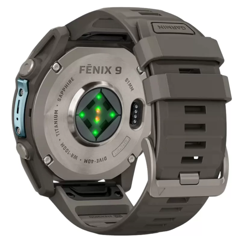 Reloj GPS Garmin Fenix 9 51mm - Titanium/Pebble Gray (010-04763-00)