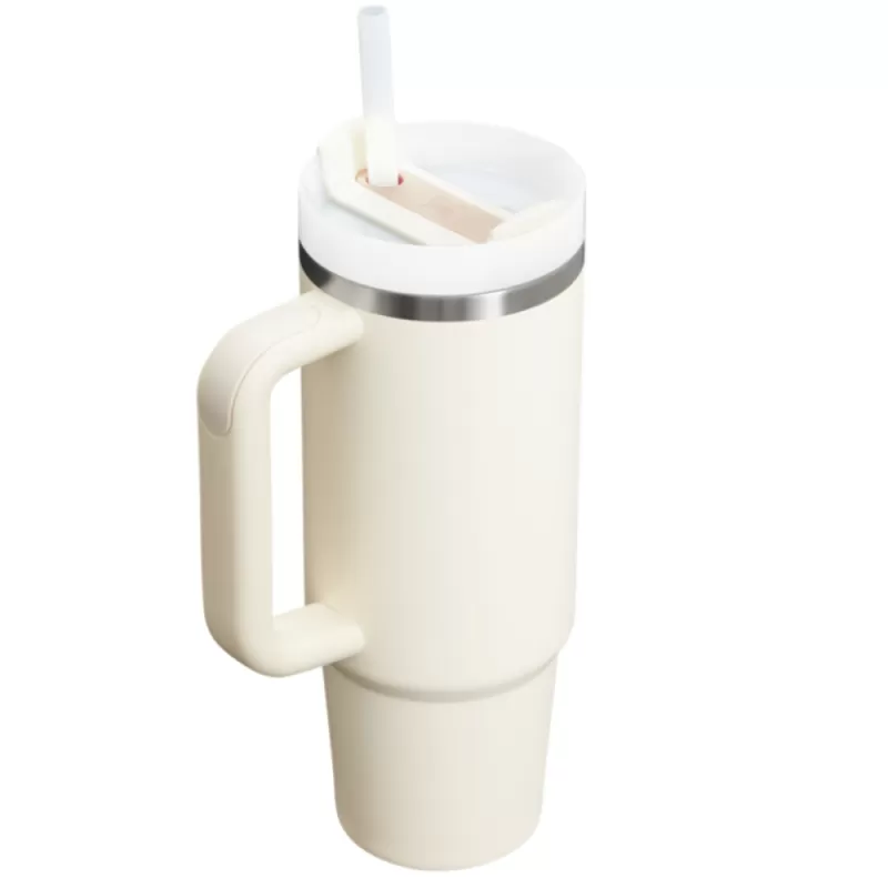 Vaso Térmico Stanley The FlowState Quencher H2.0 Tumbler 887mL - Cream