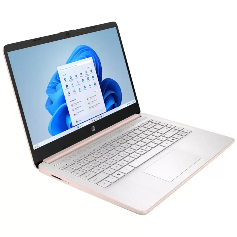 Notebook HP 14-DQ6105DX 14" Intel N150 4/128GB W11H - Pale Rose Gold