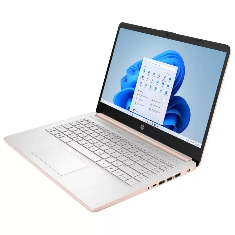 Notebook HP 14-DQ6105DX 14" Intel N150 4/128GB W11H - Pale Rose Gold