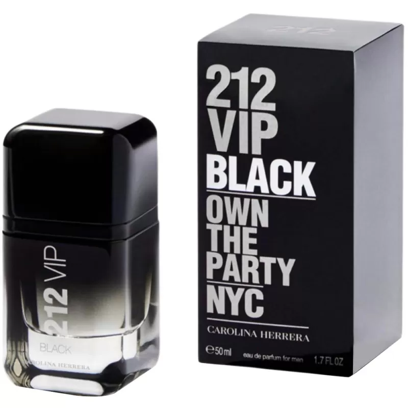 Perfume Carolina Herrera 212 VIP Black EDP Masculino - 50mL