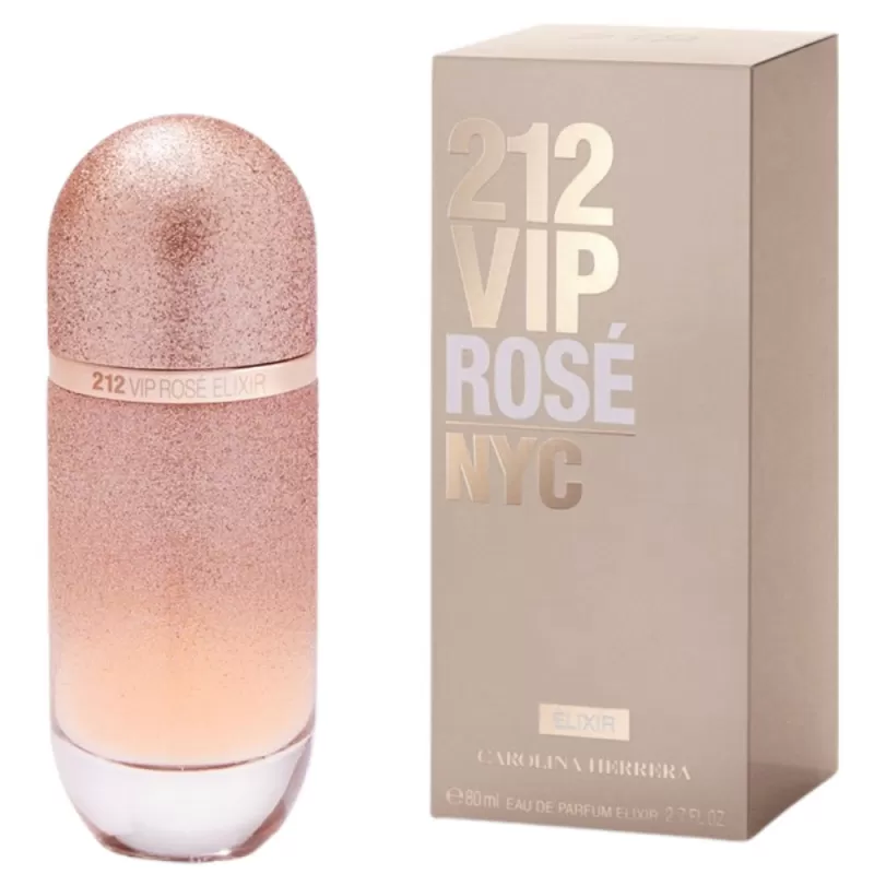 Perfume Carolina Herrera 212 VIP Rosé Elixir EDP Femenino - 80mL