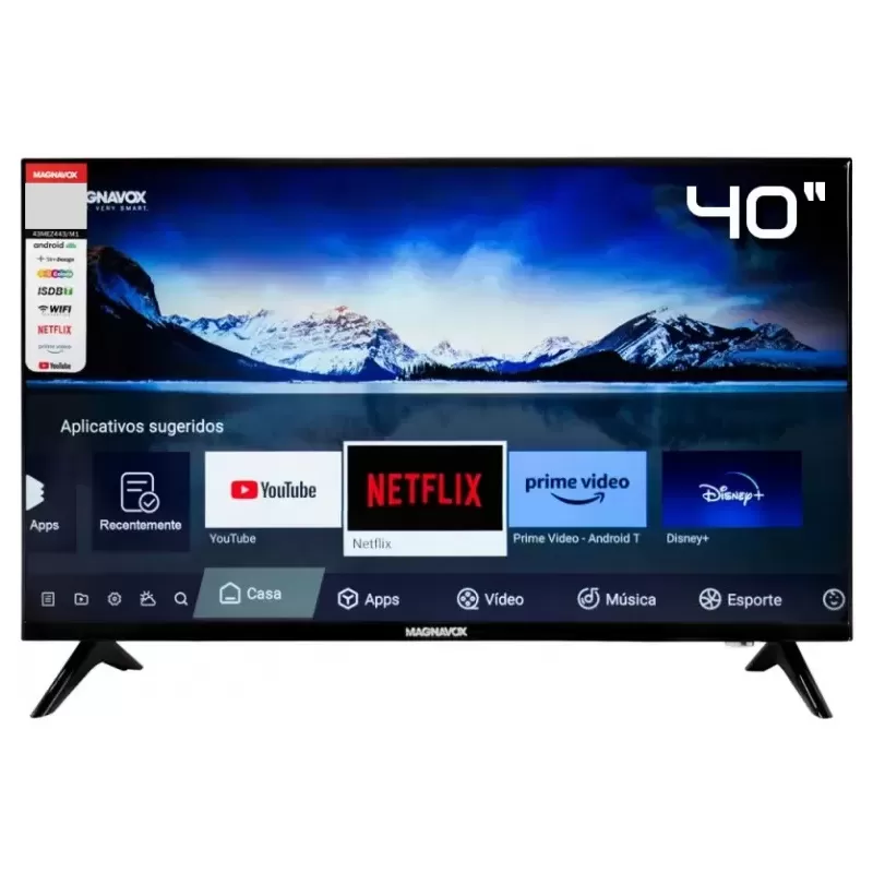Smart TV LED Magnavox 40" 40MEZ443/M1 Full HD