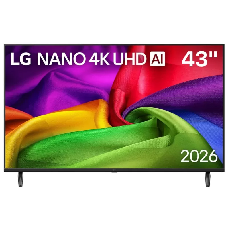 Smart TV LED LG 43" Nano 43NU800BPSC 4K Ultra HD