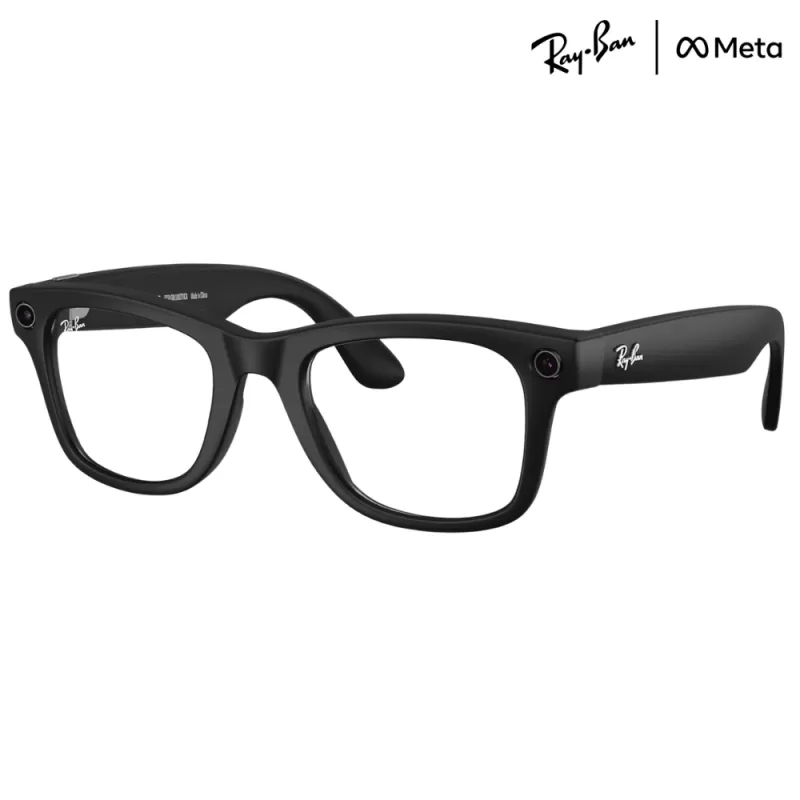 Lentes de Sol Ray-Ban Meta Wayfarer (Gen 2) RW4012 - Matte Black/Transitions Grey