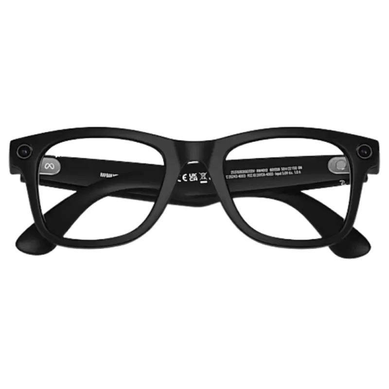 Lentes de Sol Smart Ray-Ban Meta Wayfarer (Gen 2) RW4012 - Matte Black/Clear