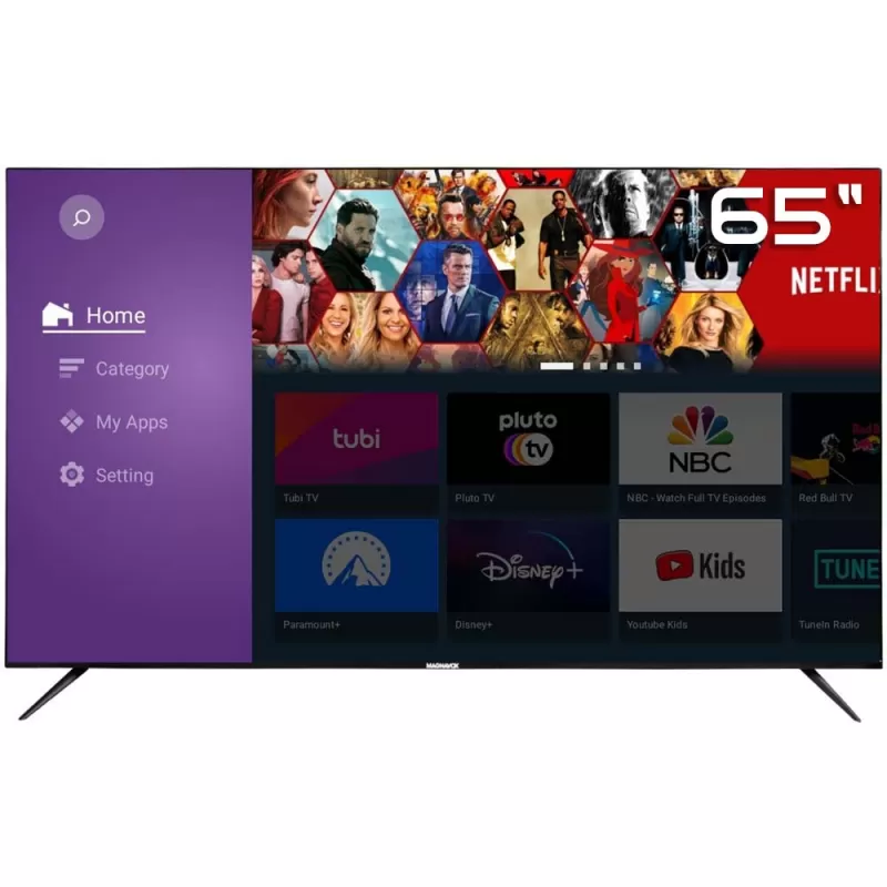 Smart TV LED Magnavox 65" 65MEZ573-M1 4K Ultra HD