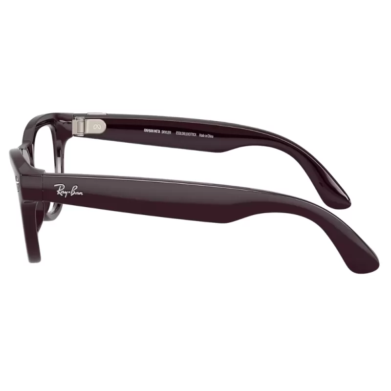 Lentes de Sol Ray-Ban Meta Skyler (Gen 2) RW4014 - Shiny Mystic Violet/Transitions Amethyst