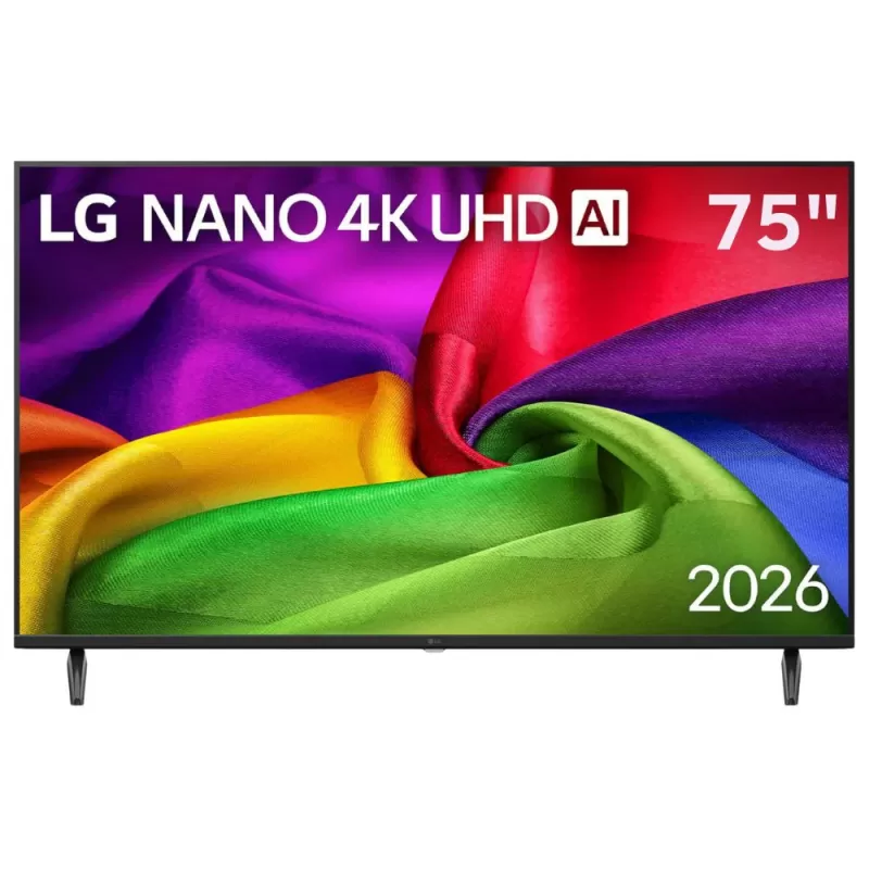 Smart TV LED LG Nano 75" 75NU800BPSB 4K Ultra HD