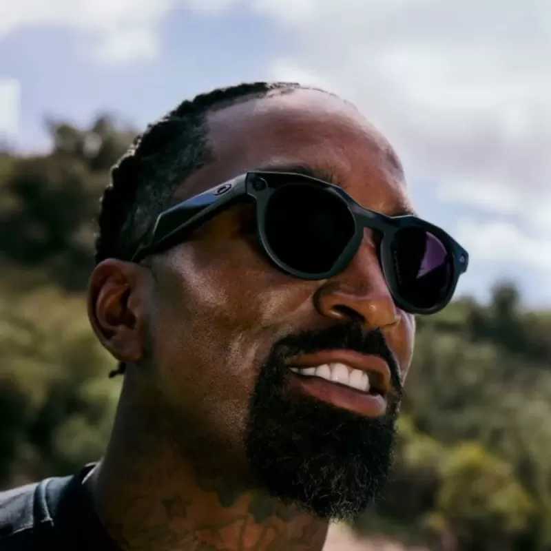 Lentes de Sol Oakley Meta HSTN 00W8002 - Black/Transitions Amethyst