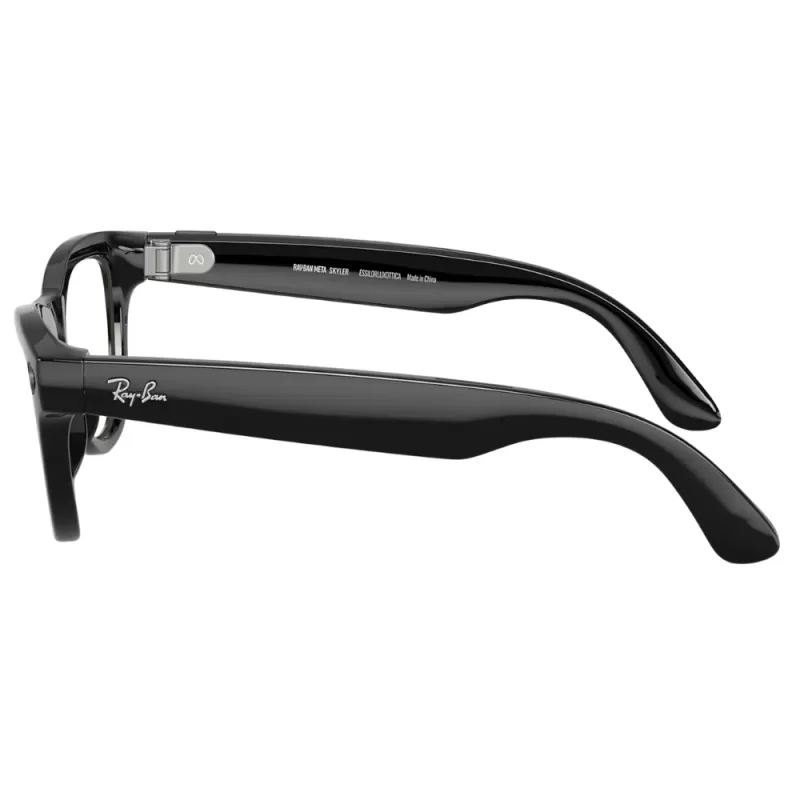 Lentes de Sol Ray-Ban Meta Skyler (Gen 2) RW4014 - Shiny Black/Transitions Amethyst