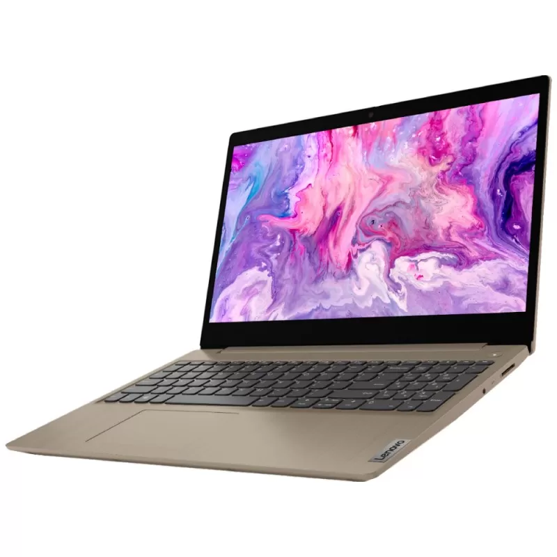 Notebook Lenovo IdeaPad 3 15IIL05 81WE00KVUS de 15.6 HD con Intel i3-1005G1/8GB RAM/256GB SSD/W10 - Almond