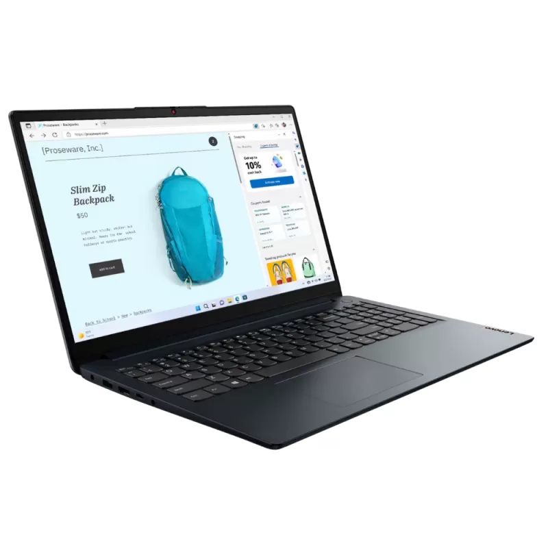 Notebook lenovo IdeaPad 1 15AMN7 82VG00WXUS 15.6" AMD Ryzen 5 7520U 8/256GB W11H - Abyss Blue