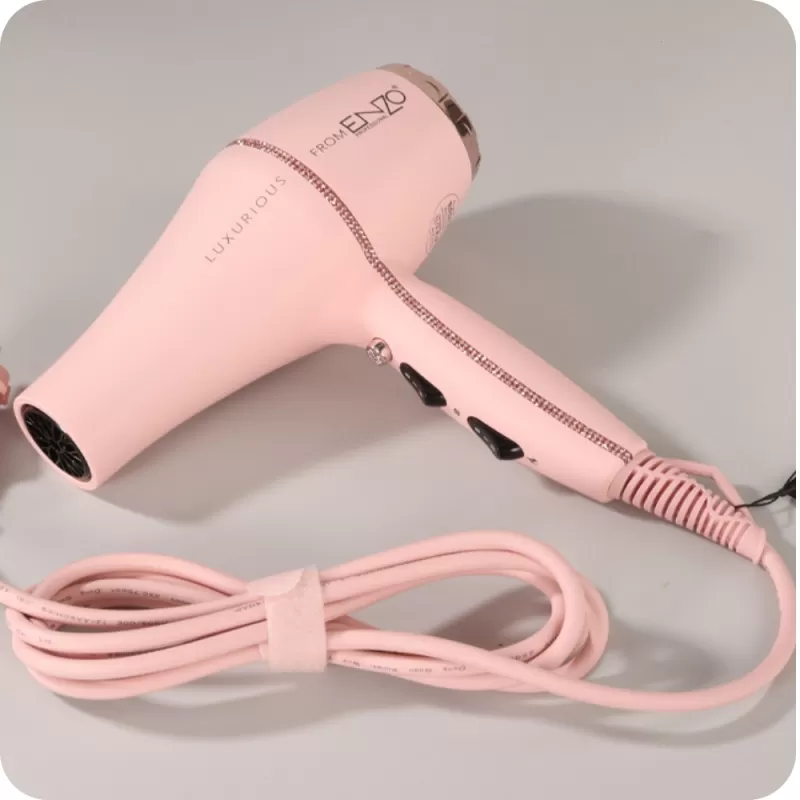 Secador de Cabello Enzo Luxurious Diamond Edition EN-8888-4 1845W 220V - Pink