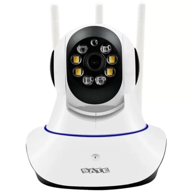 Cámara IP Sate A-CAM005 2MP 360° Wi-Fi 2V - Whit...