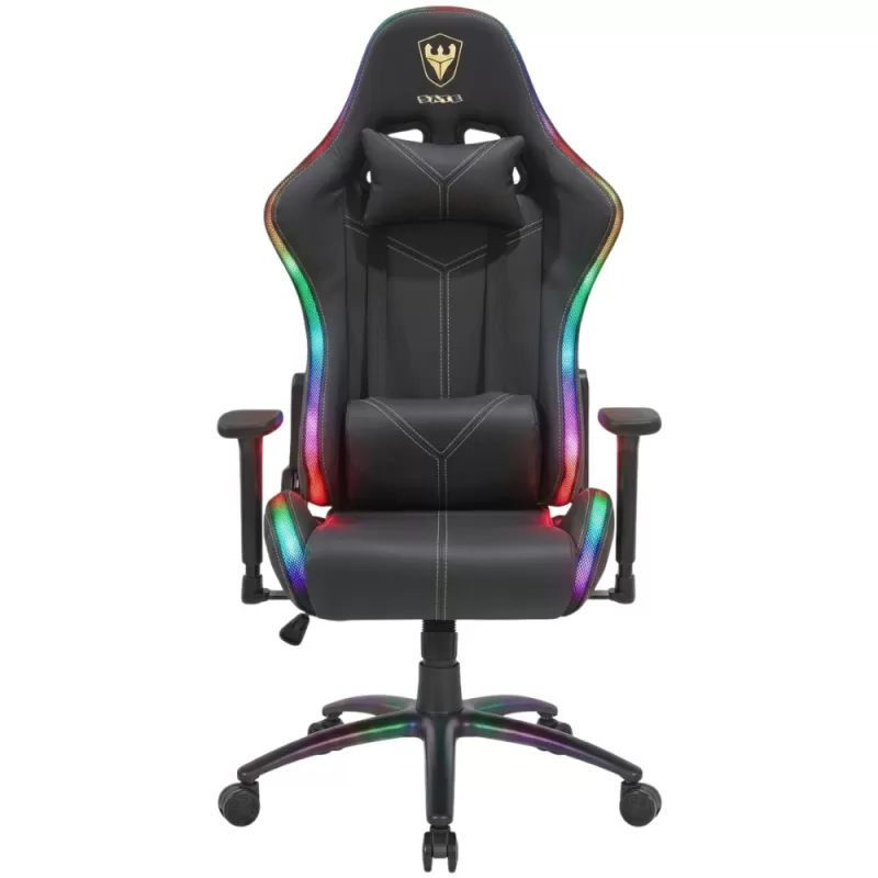 Silla Gamer Sate A-GC8710 RGB - Black