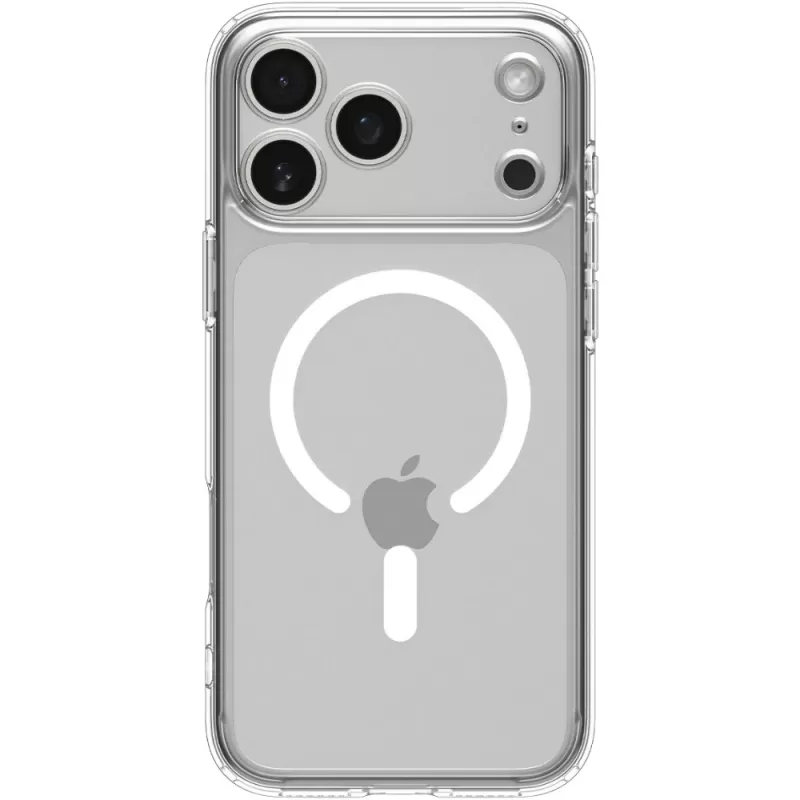 Capa Spigen iPhone 17 Pro Max Crystal Hybrid MagFit ACS09699 - Clear White