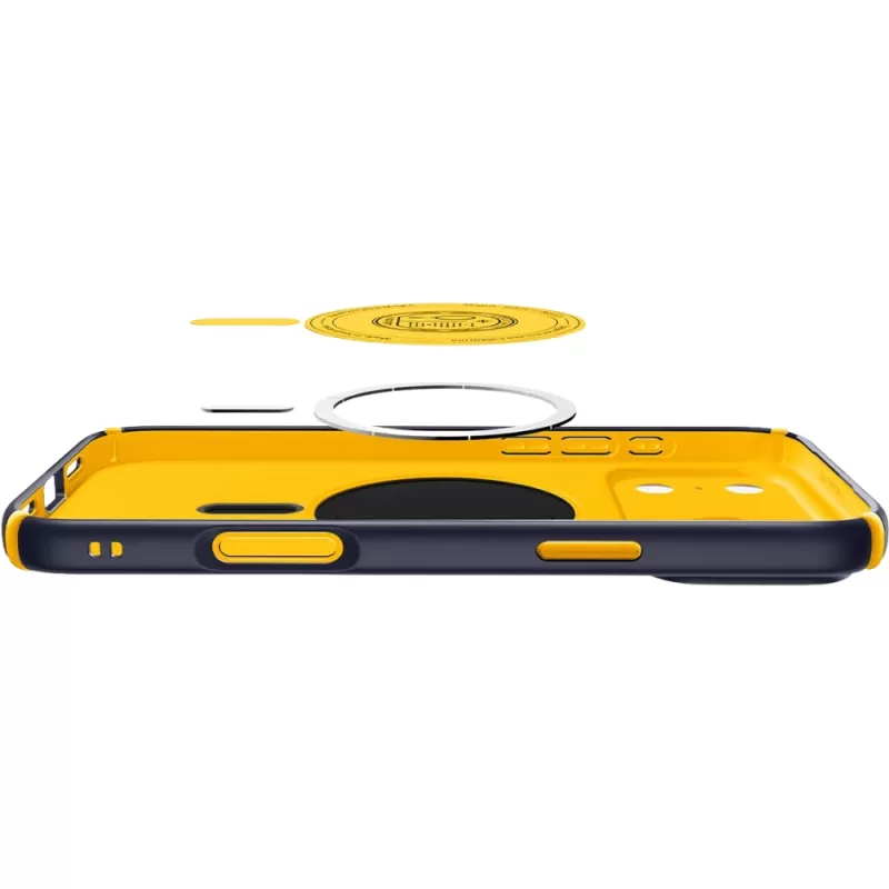 Capa Spigen iPhone 17 Pro Nano Pop Hybrid MagFit ACS09639 - Blueberry Navy