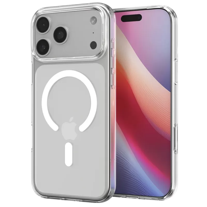 Capa Spigen iPhone 17 Pro Crystal Flex MagFit ACS09630 - Clear White