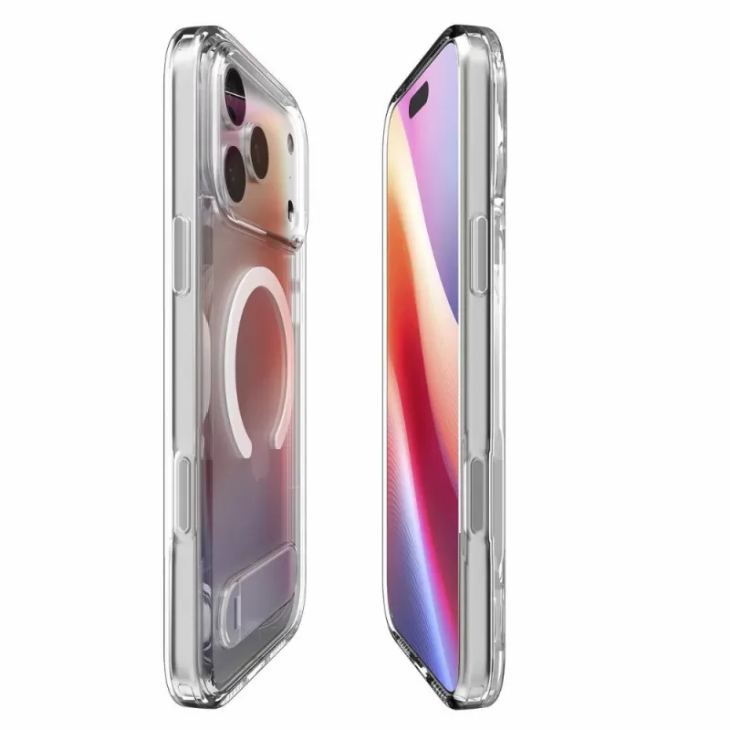 Capa Spigen iPhone 17 Pro Slim Armor Essential S MagFit ACS09637 - Clear White