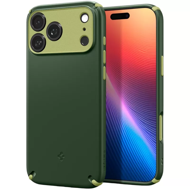Capa Spigen iPhone 17 Pro Nano Pop Hybrid MagFit ACS09640 - Avo Green