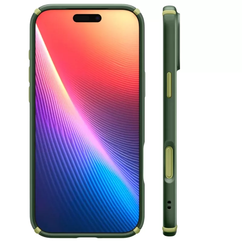 Capa Spigen iPhone 17 Pro Nano Pop Hybrid MagFit ACS09640 - Avo Green