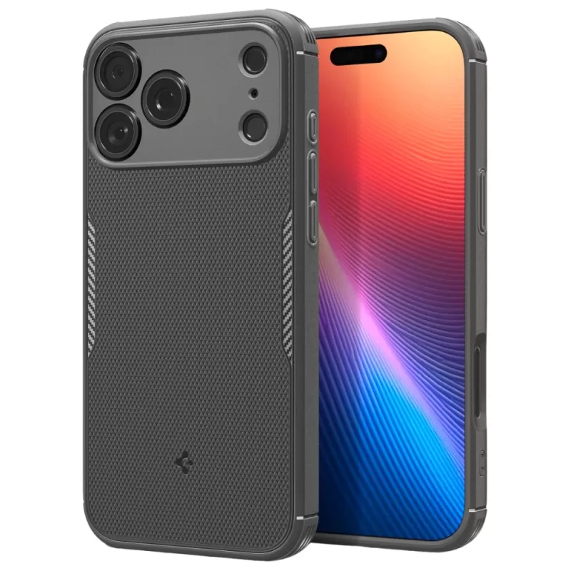 Capa Spigen iPhone 17 Pro Max Core Armor MagFit ACS09672 - Marble Gray
