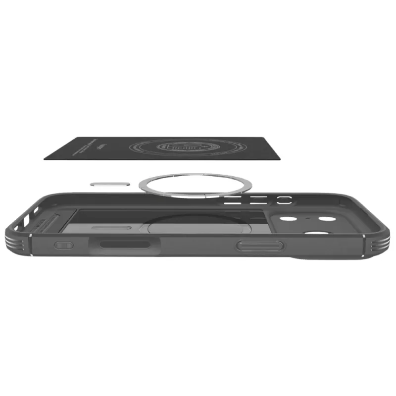 Capa Spigen iPhone 17 Pro Max Core Armor MagFit ACS09672 - Marble Gray