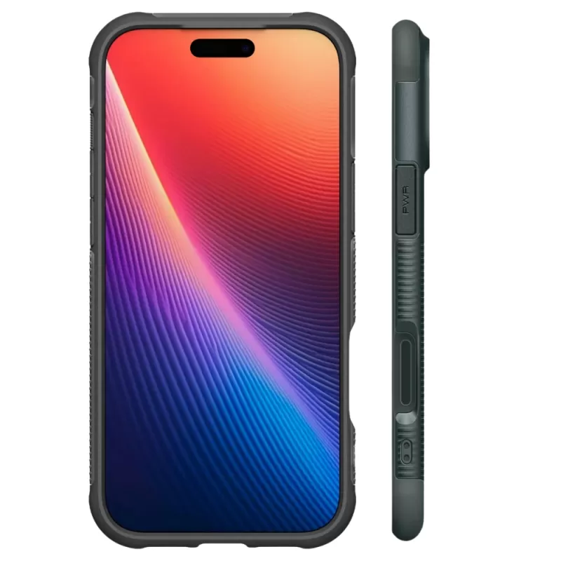 Capa Spigen iPhone 17 Pro Max Slim Armor MagFit ACS09674 - Frost Black