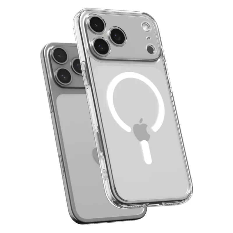 Capa Spigen iPhone 17 Pro Max Ultra Hybrid Pack MagFit ACS09896 - Clear White