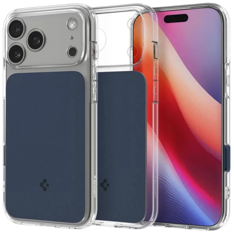 Capa Spigen iPhone 17 Pro Ultra Hybrid T MagFit ACS10476 - Matte Blue