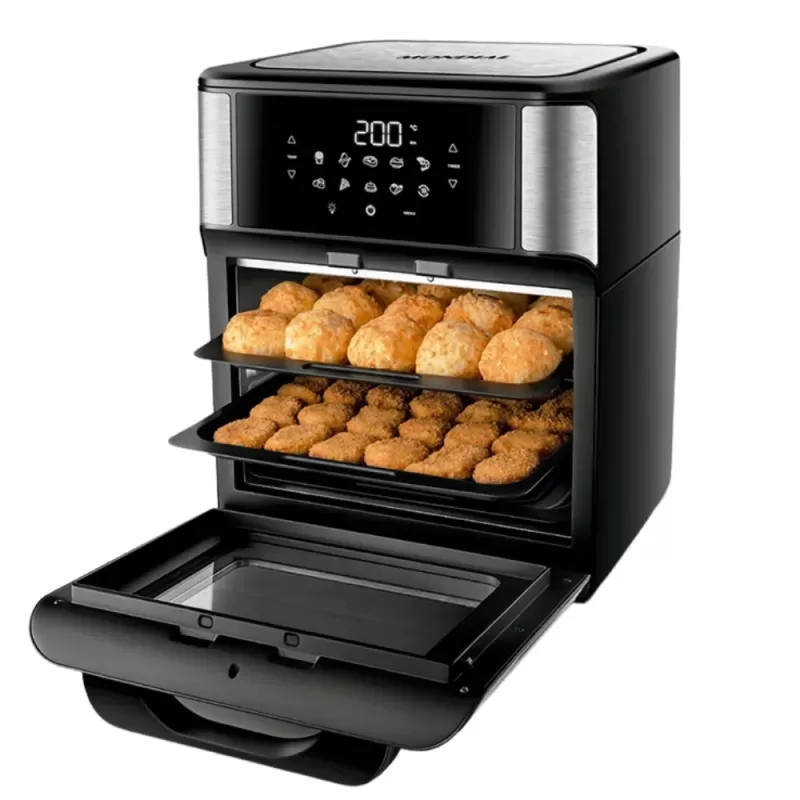 Air Fryer/Horno Mondial Oven AFON-12L-BI 12L 2200W 220V - Black/Inox