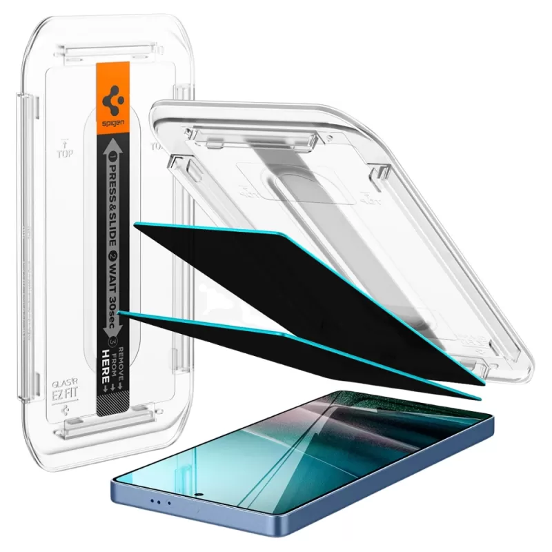 Pelicula Spigen para Galaxy S25 Ultra AGL09221 GlastR EZ Fit Privacy (2 Pack) Pelicula Spigen para Galaxy S25 Ultra AGL09221 GlastR EZ Fit Privacy (2 Pack)