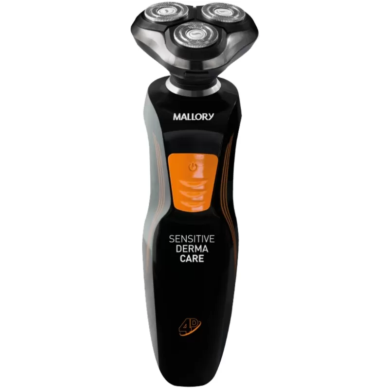 Barbeador Eléctrico Mallory Sensitive Derma Care B90300100 2V - Black