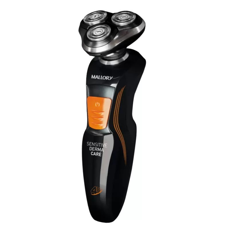 Barbeador Eléctrico Mallory Sensitive Derma Care B90300100 2V - Black