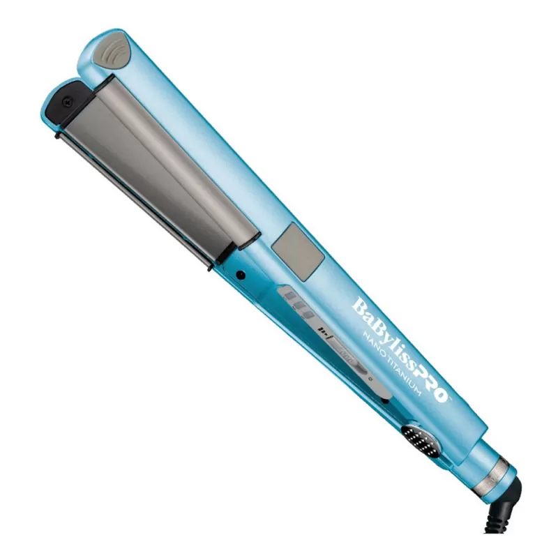 Alisador BaBylissPro Nano Titanium U-Styler BNT4081UZ 2V - Blue