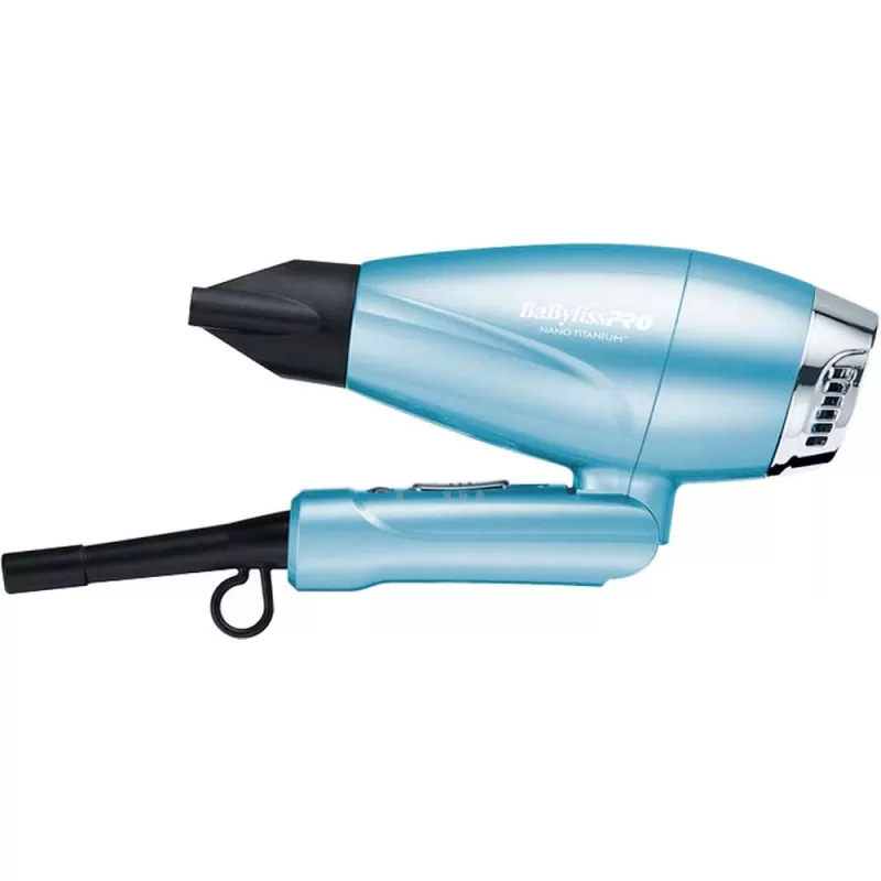 Secador de Cabello BaBylissPro Nano Titanium BNT910UZ 1200W 2V - Blue