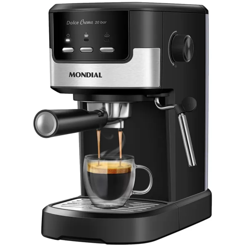 Cafetera Eléctrica Mondial Dolce Crema C-20-EC 1200W 220V - Black