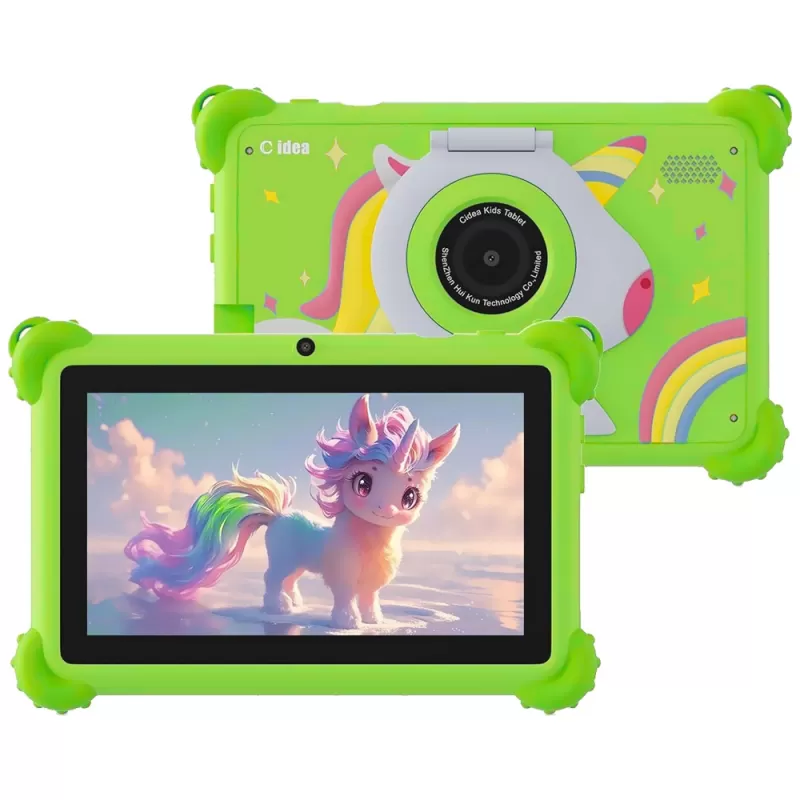 Tablet C Idea CM88 Kids Wi-Fi 7" 8/256GB Green + Cover/Gifts