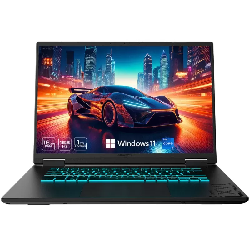 Notebook Gamer Gigabyte A16 CVHI3US894SH 16'' Intel Core I7-13620H 16/1TB SSD W11H - Black