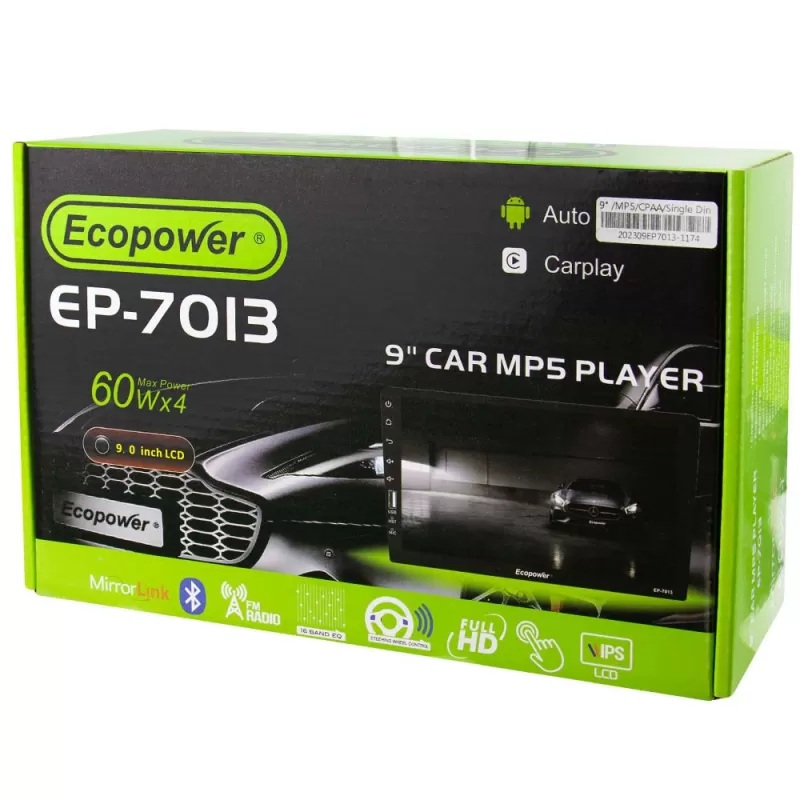 Toca Radio Ecopower EP-7013 9" Touch 