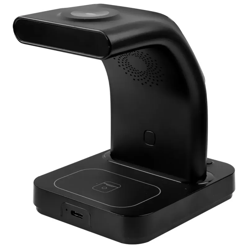 Estación de Carga Ecopower Magetic Wireless EP-836 15W 5-en-1 - Black