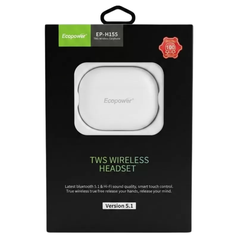 Auricular Ecopower EP-H155 Bluetooth - White